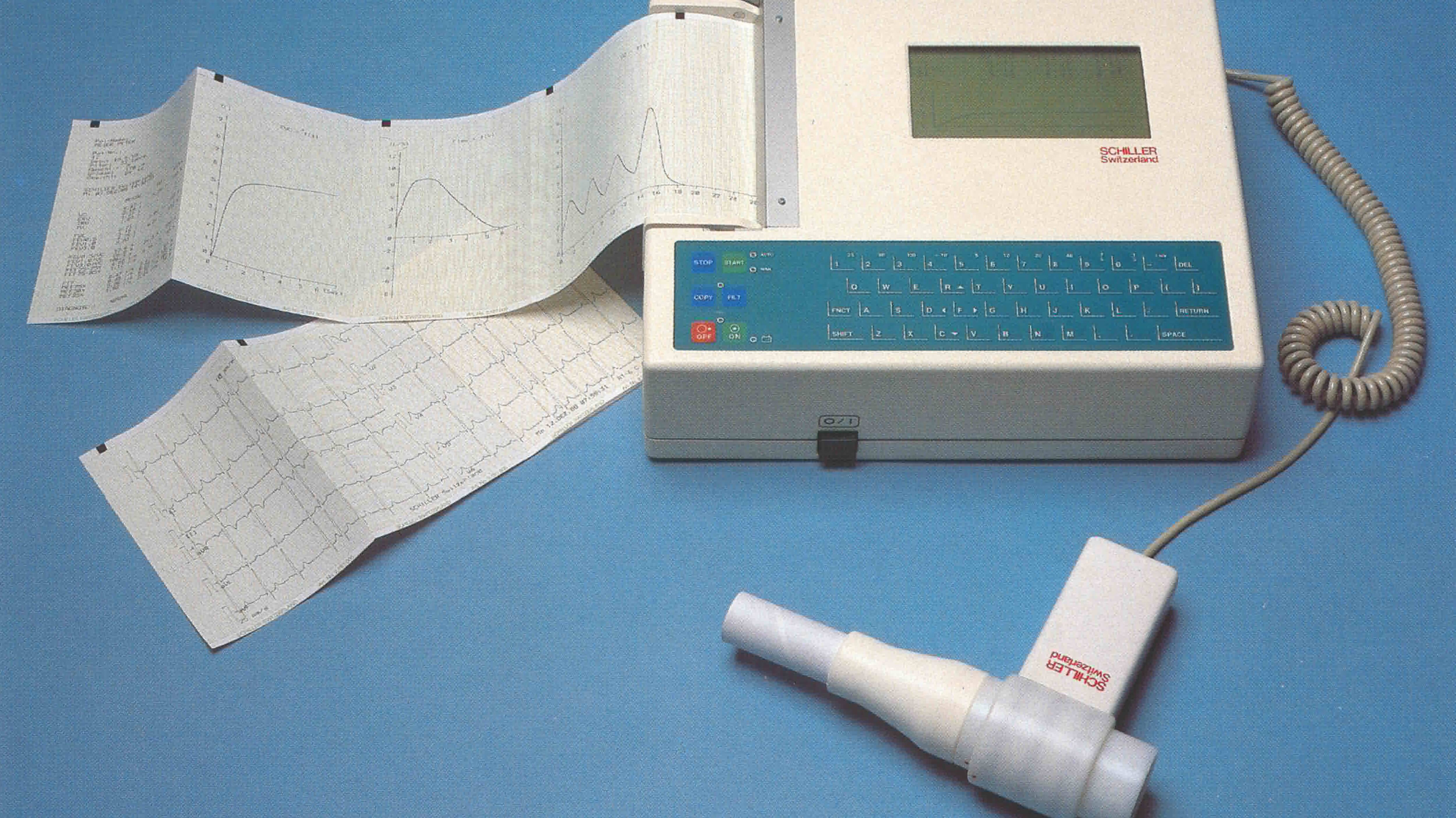 SCHILLER | 1989 – ECG and spirometry combined for the first time