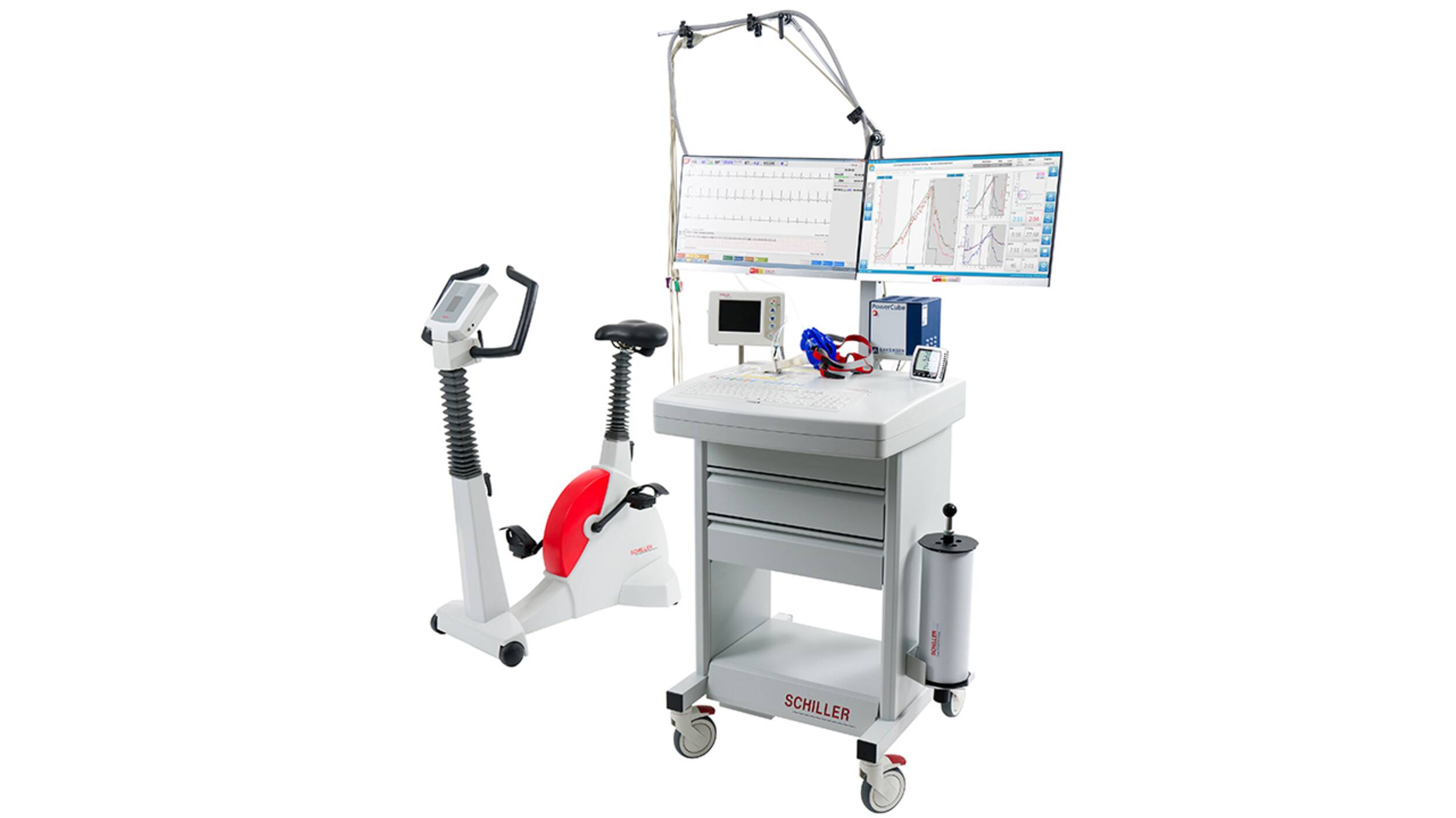 CARDIOVIT CS-200 Excellence ErgoSpiro with ergometer | © SCHILLER