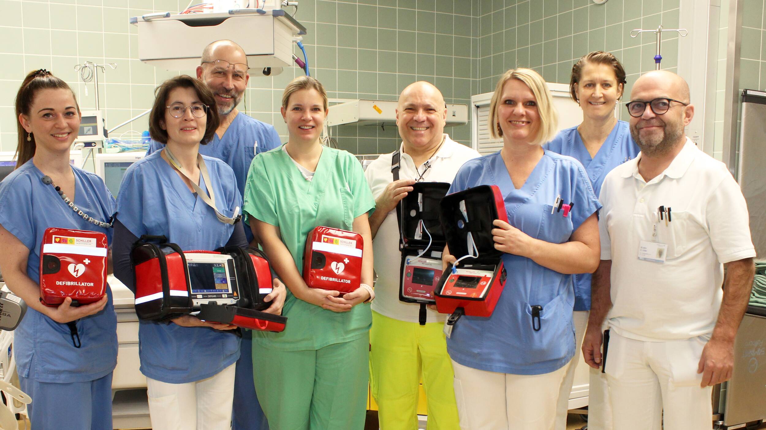 Anesthesia team at Gmünd Regional Hospital in Lower Austria