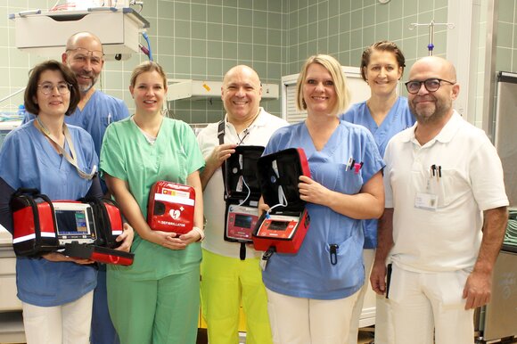 Anesthesia team at Gmünd Regional Hospital in Lower Austria